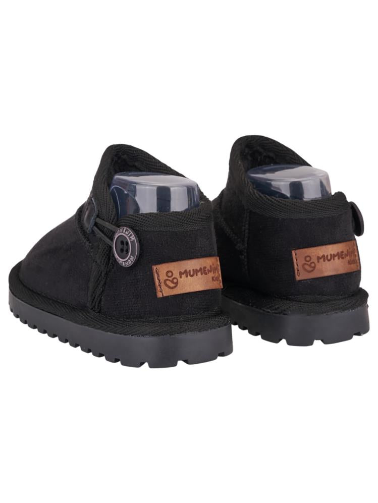 Mumenim Baby Kodiak Düğmeli 20-25 Numara Bot - Siyah