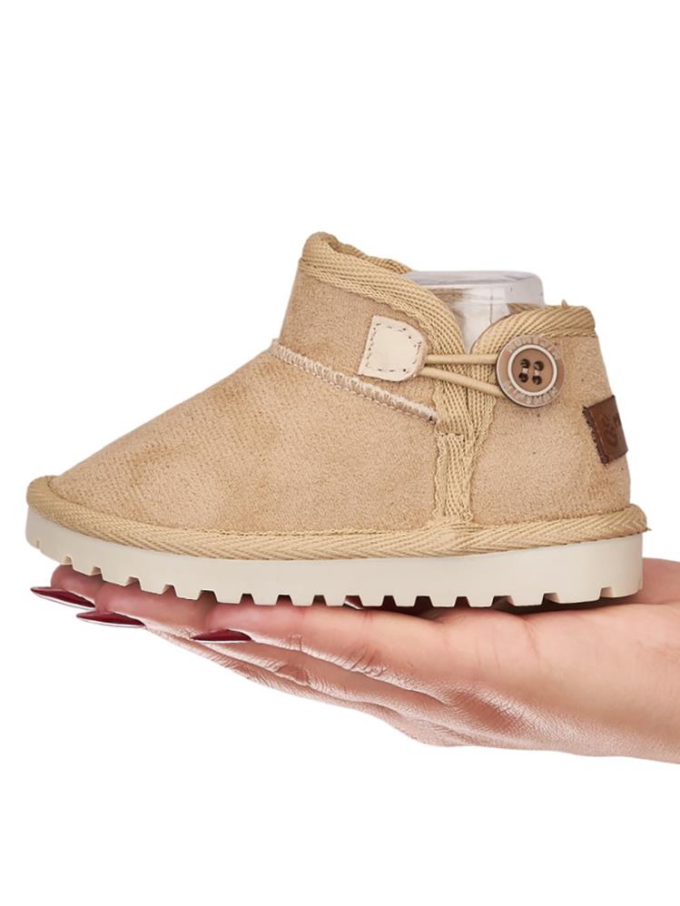 Mumenim Baby Kodiak Düğmeli 26-30 Numara Bot - Bej