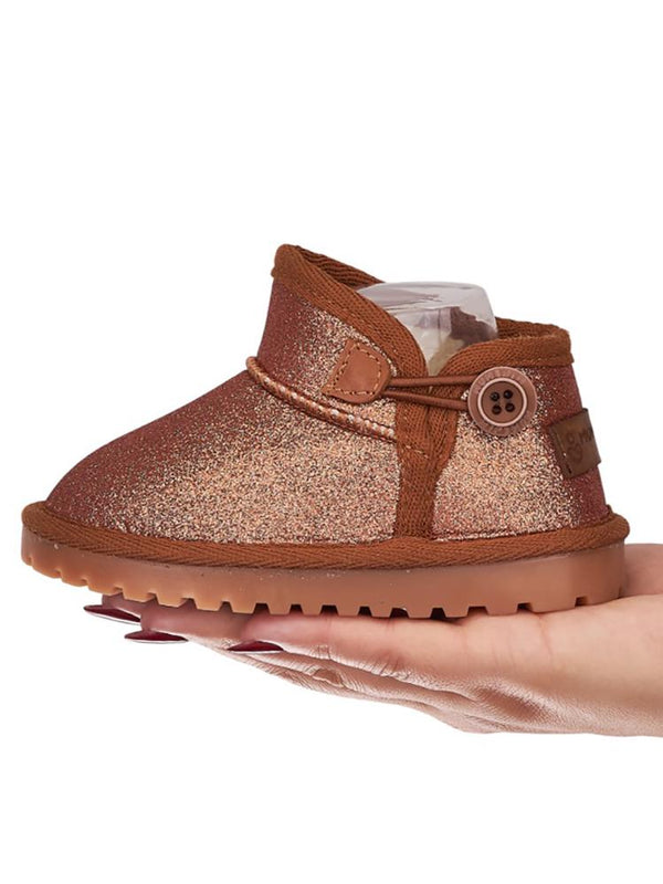 Mumenim Baby Aurora Simli 26-30 Numara Bot - Kahverengi