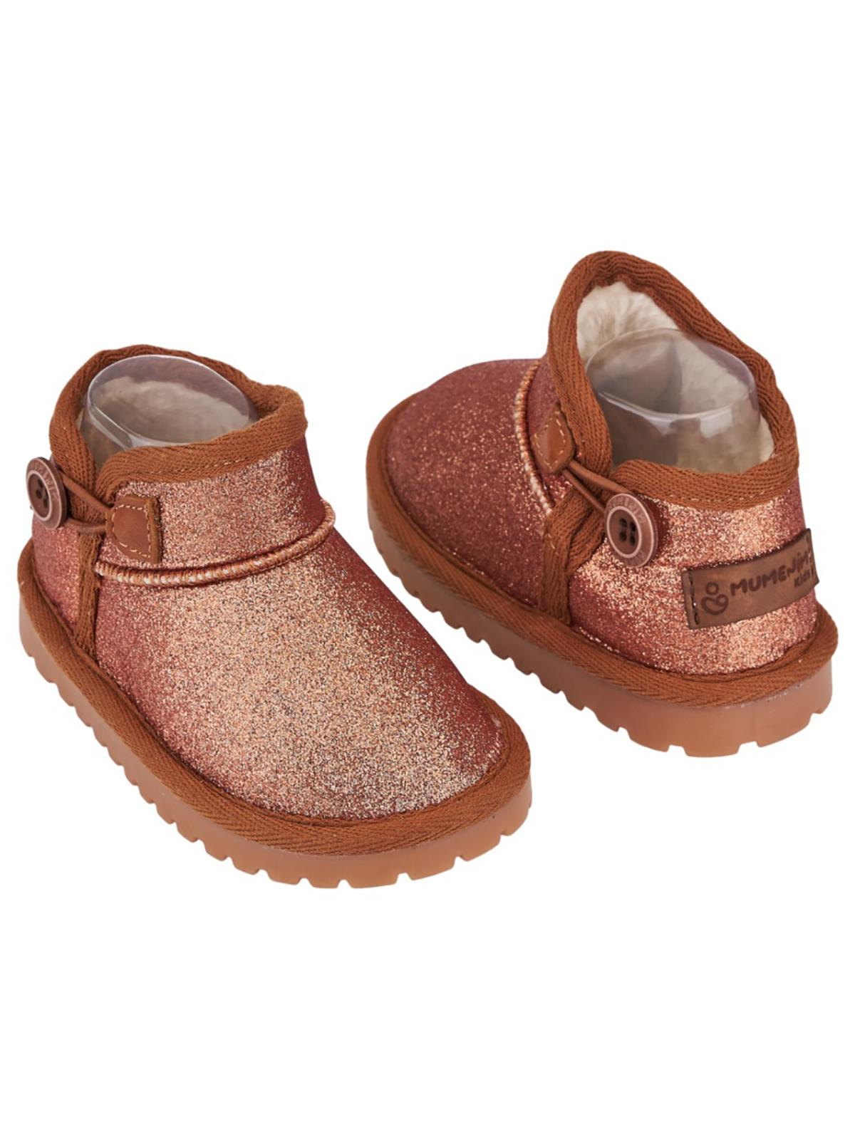 Mumenim Baby Aurora Simli 26-30 Numara Bot - Kahverengi