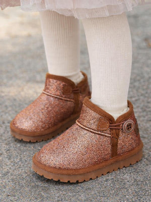 Mumenim Baby Aurora Simli 26-30 Numara Bot - Kahverengi