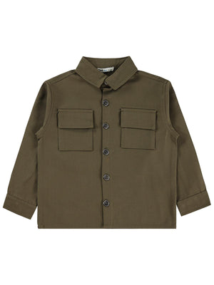 Civil Boys Cebi Armalı 10-13 Yaş Gömlek - Haki