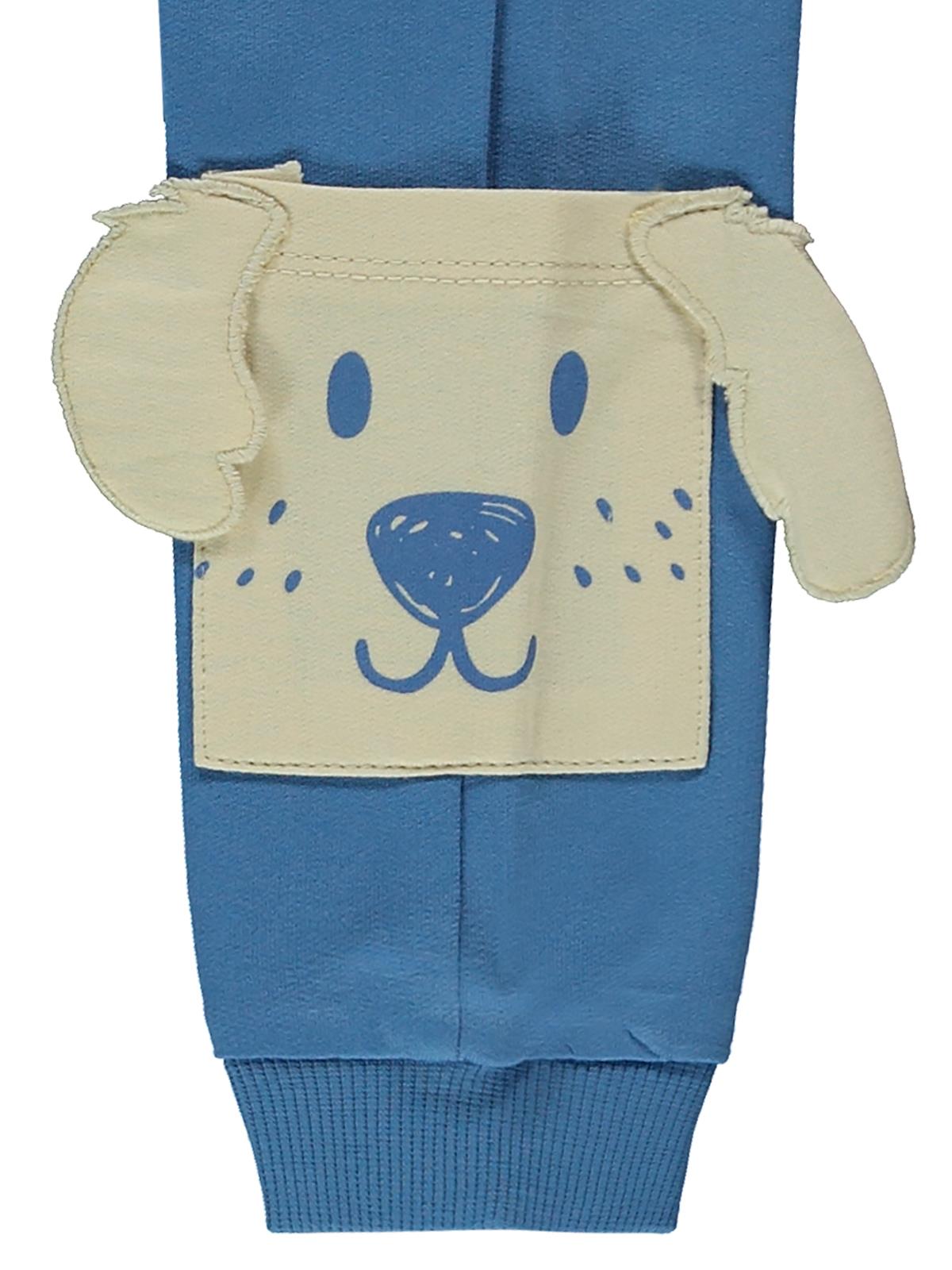 Civil Baby Köpek Baskılı 6-18 Ay Takım - Bej