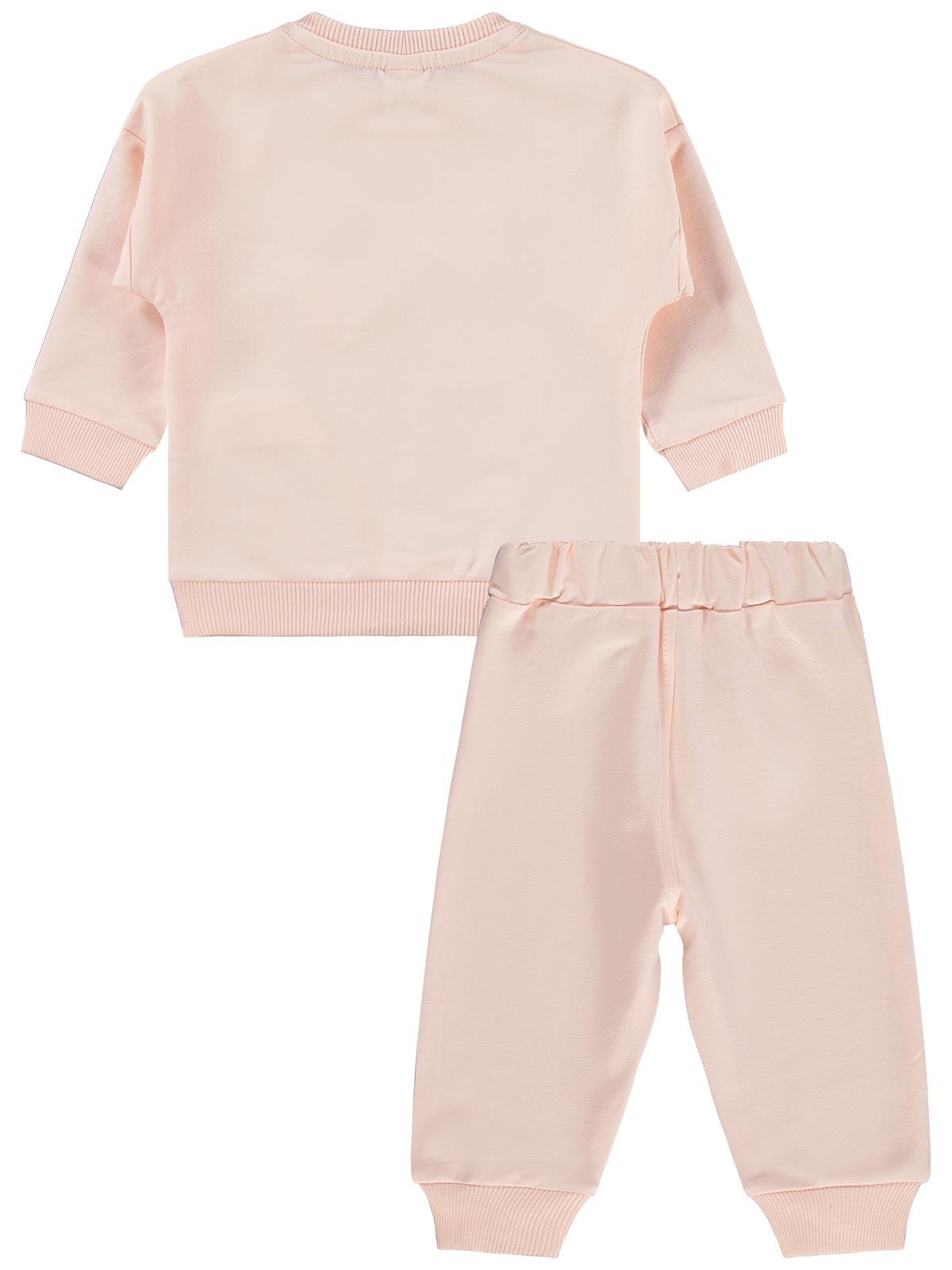 Civil Baby Kelebek Nakışlı 6-18 Ay Takım - Pembe