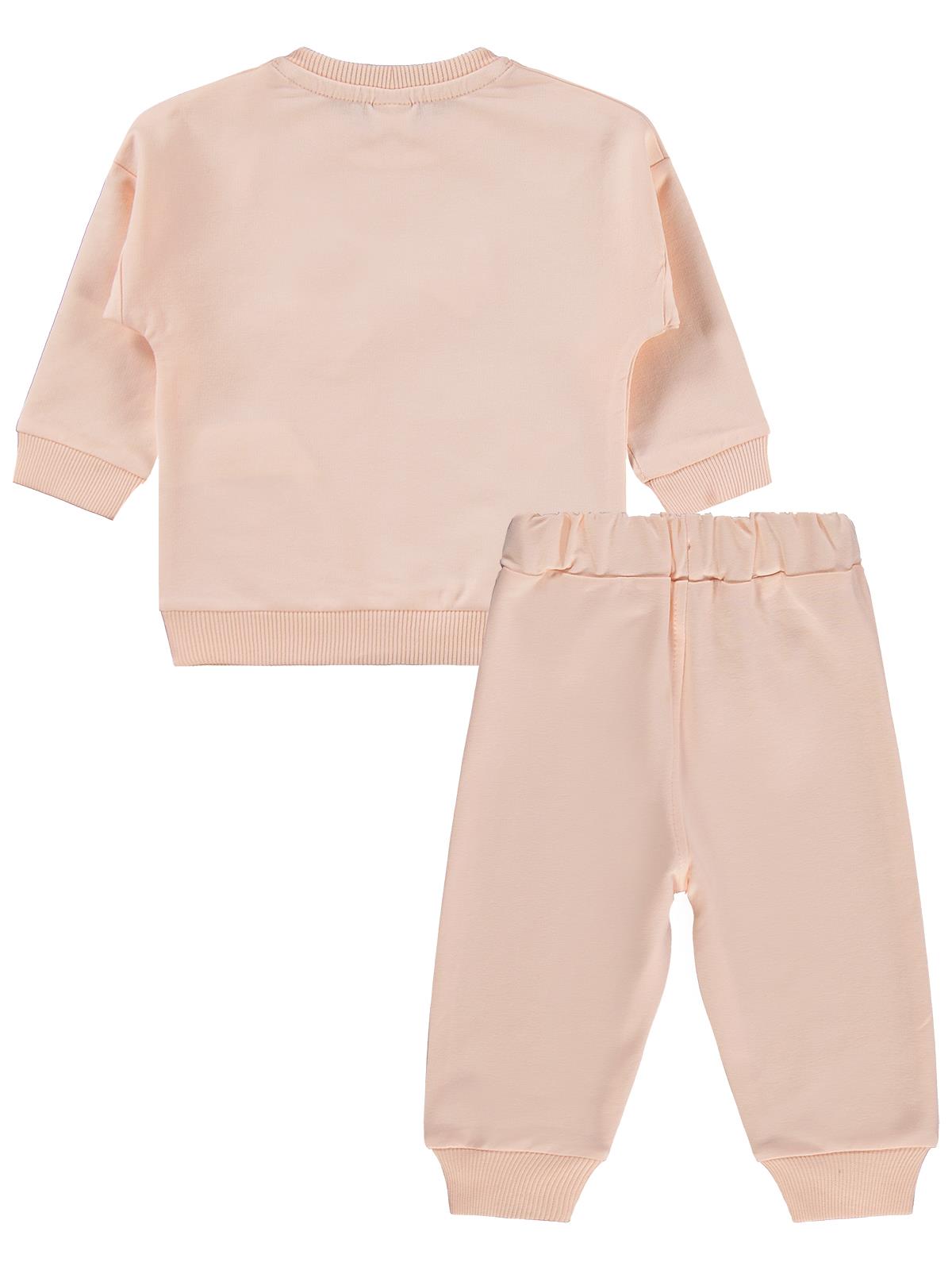 Civil Baby Kelebek Nakışlı 6-18 Ay Takım - Pembe