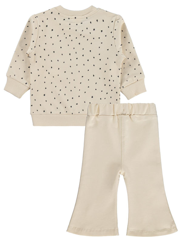 Civil Baby Unicorn Nakışlı Hırkalı 6-18 Ay Takım - Bej