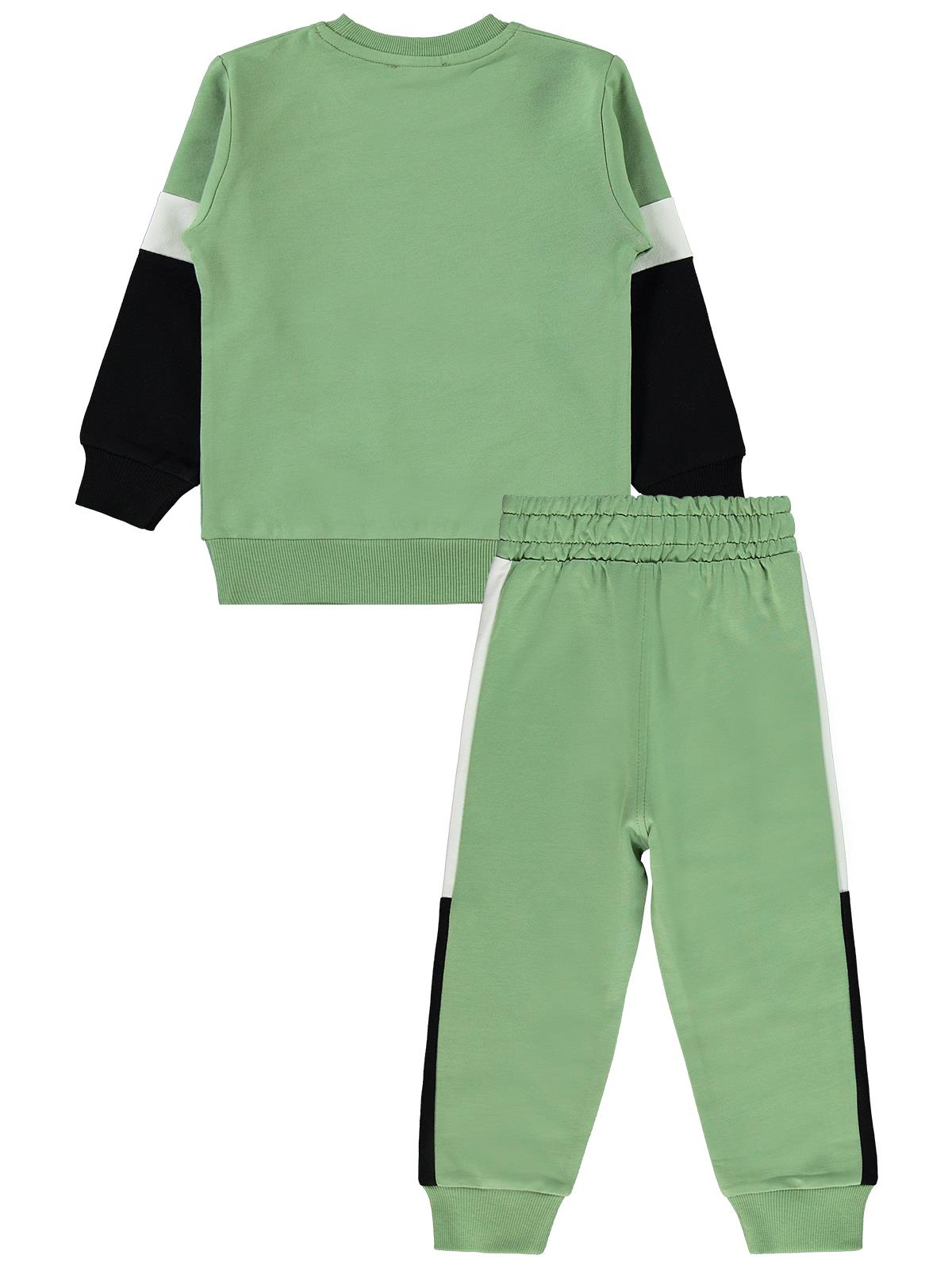 Civil Boys Dinazor Baskılı 2-5 Yaş Eşofman Takımı - Haki