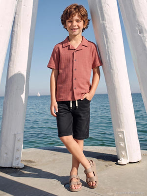 Civil Boys Bağcıklı Basic 6-9 Yaş Kapri - Haki