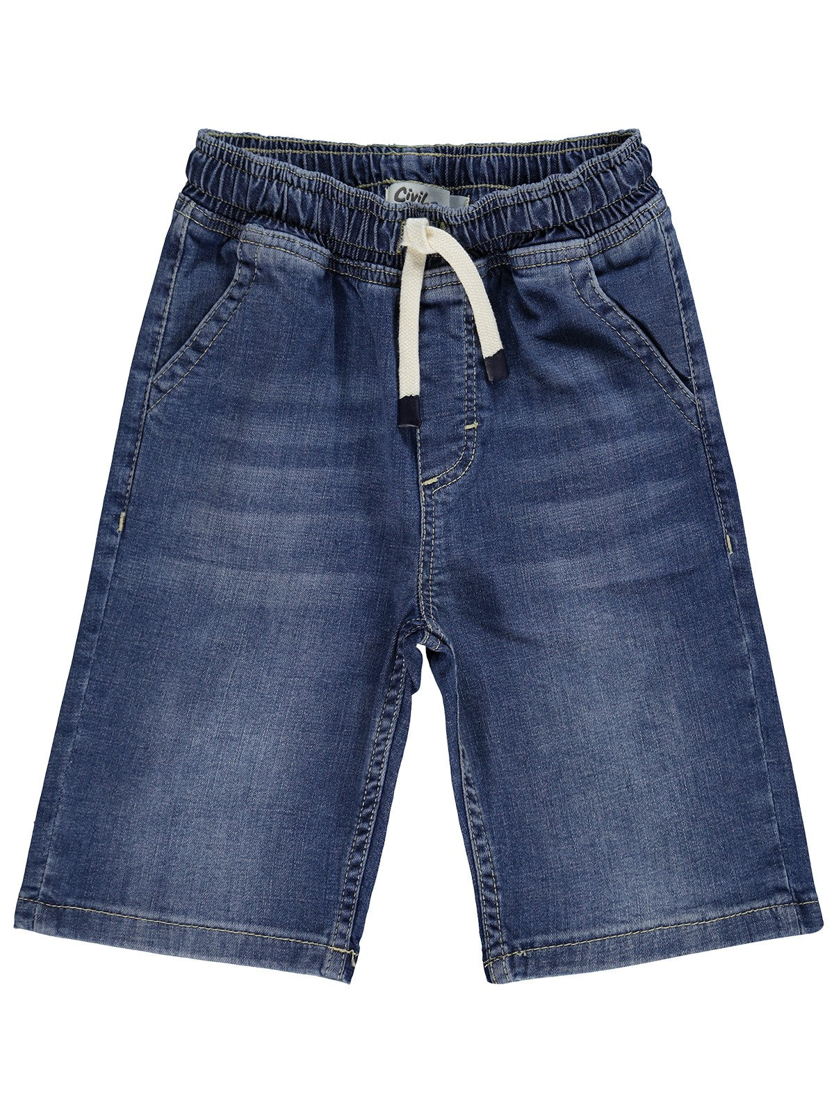 Civil Boys Bağcıklı Basic 6-9 Yaş Kapri - Mavi