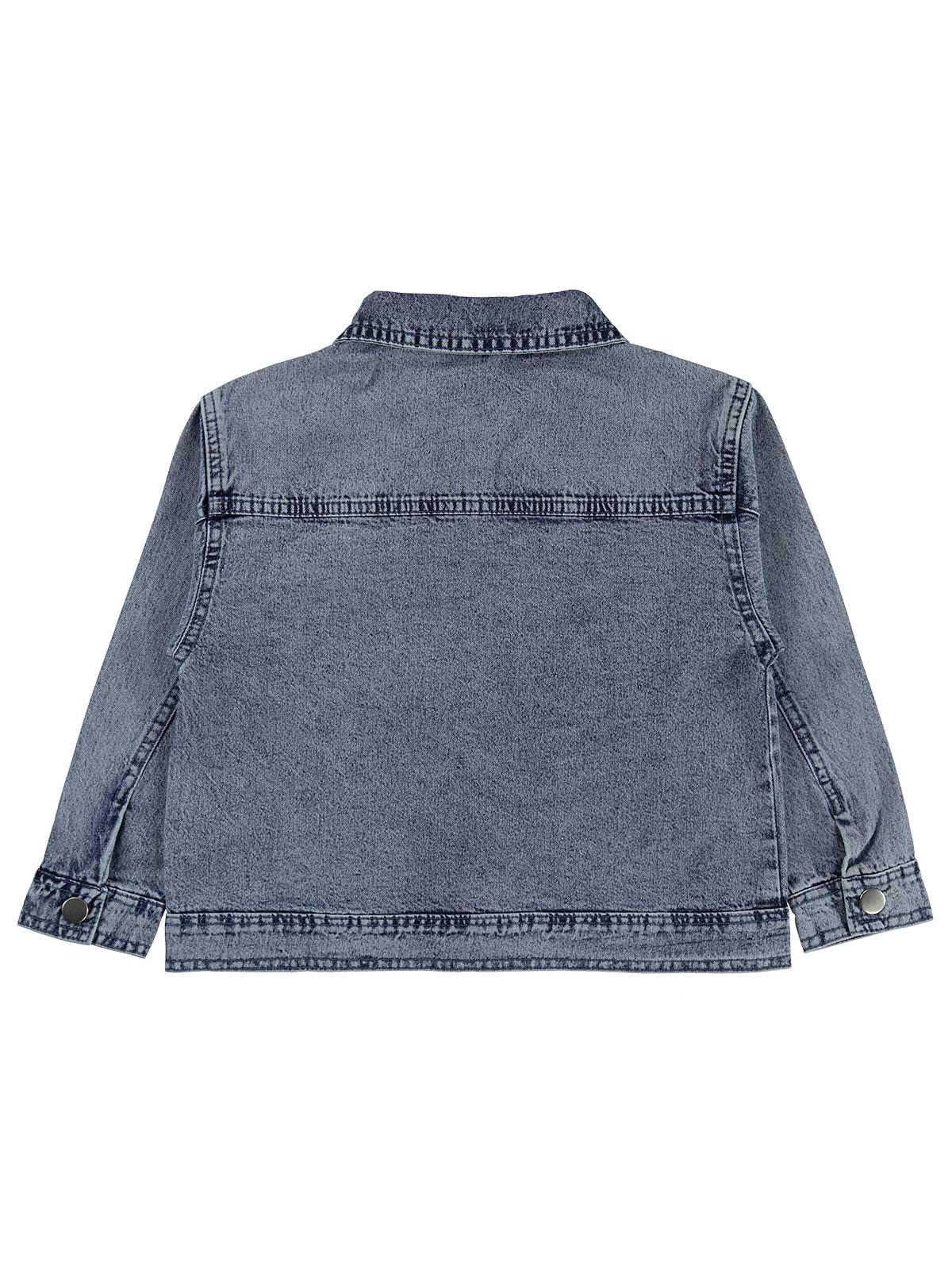 Civil Girls Torba Cepli 10-13 Yaş Ceket - Mavi
