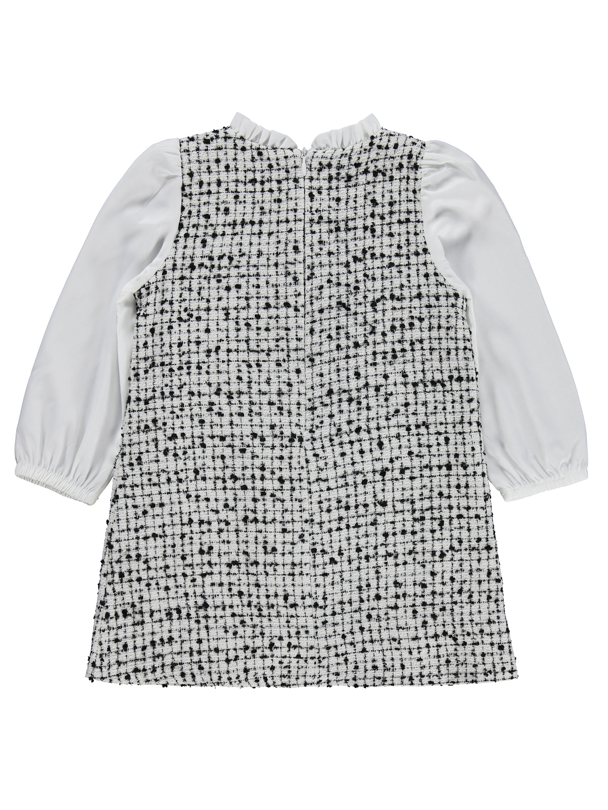 Civil Girls Düğmeli 2-5 Yaş Elbise - Siyah