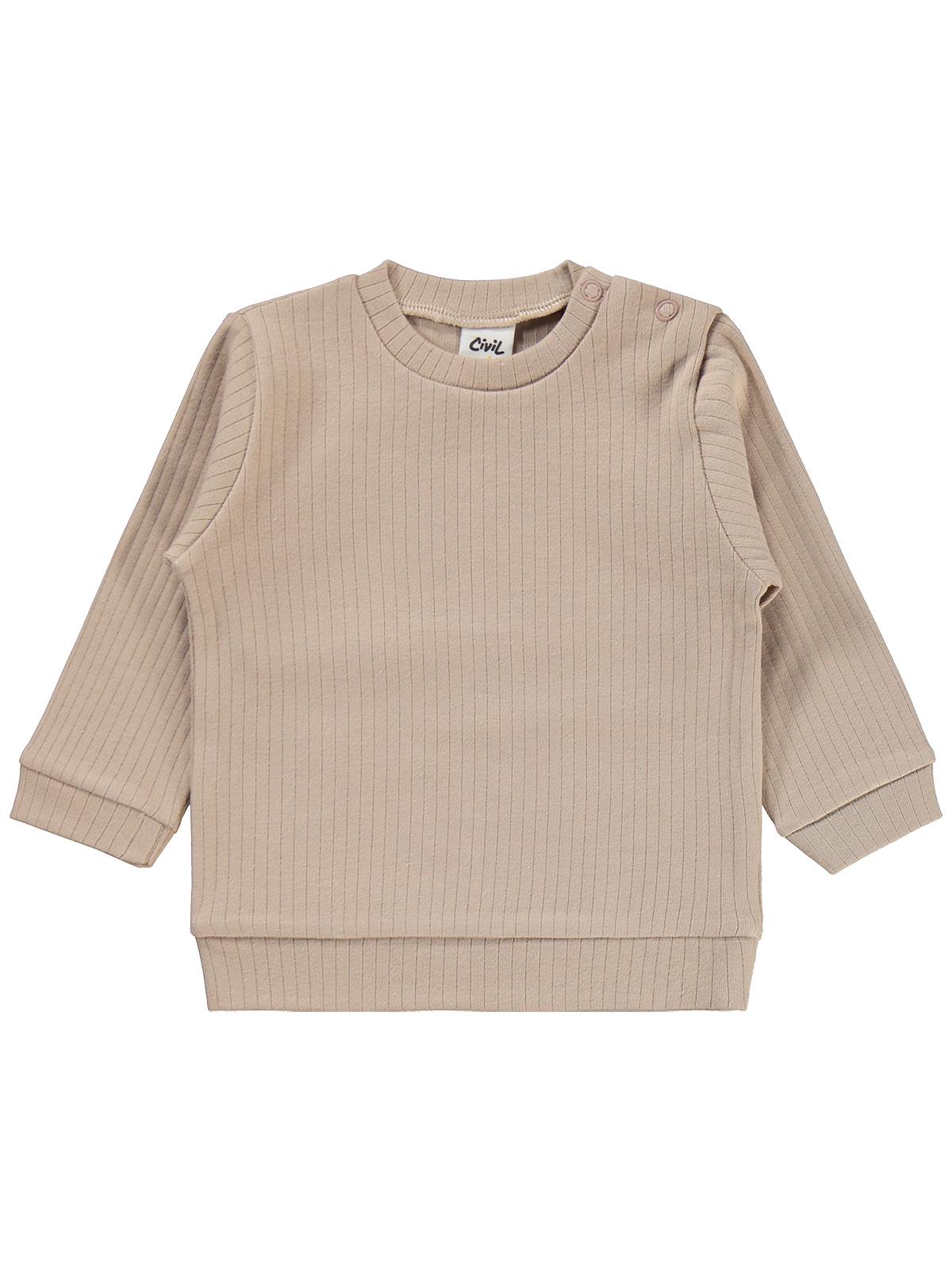 Civil Baby Basic Raporlu 6-18 Ay Takım - Kahverengi