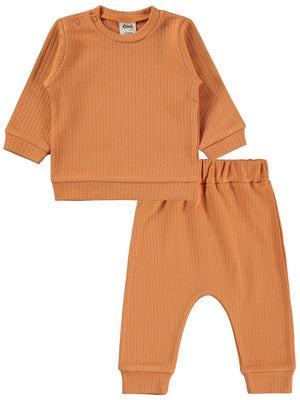 Civil Baby Basic Raporlu 6-18 Ay Takım - Turuncu