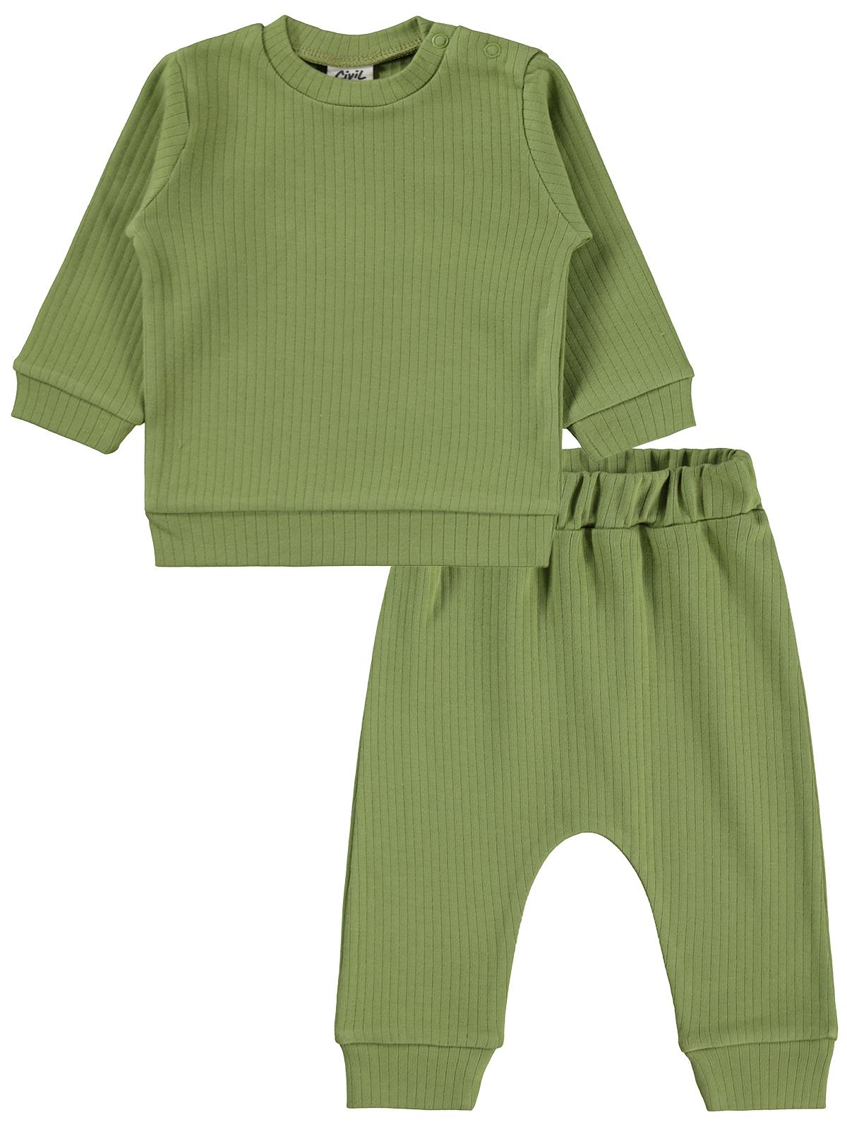 Civil Baby Basic Raporlu 6-18 Ay Takım - Yeşil
