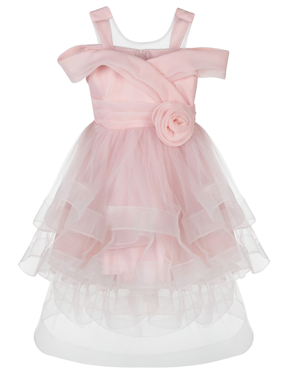 Civil Girls 6-14 Yaş Abiye - Pudra