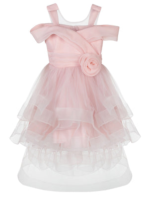 Civil Girls 6-14 Yaş Abiye - Pudra