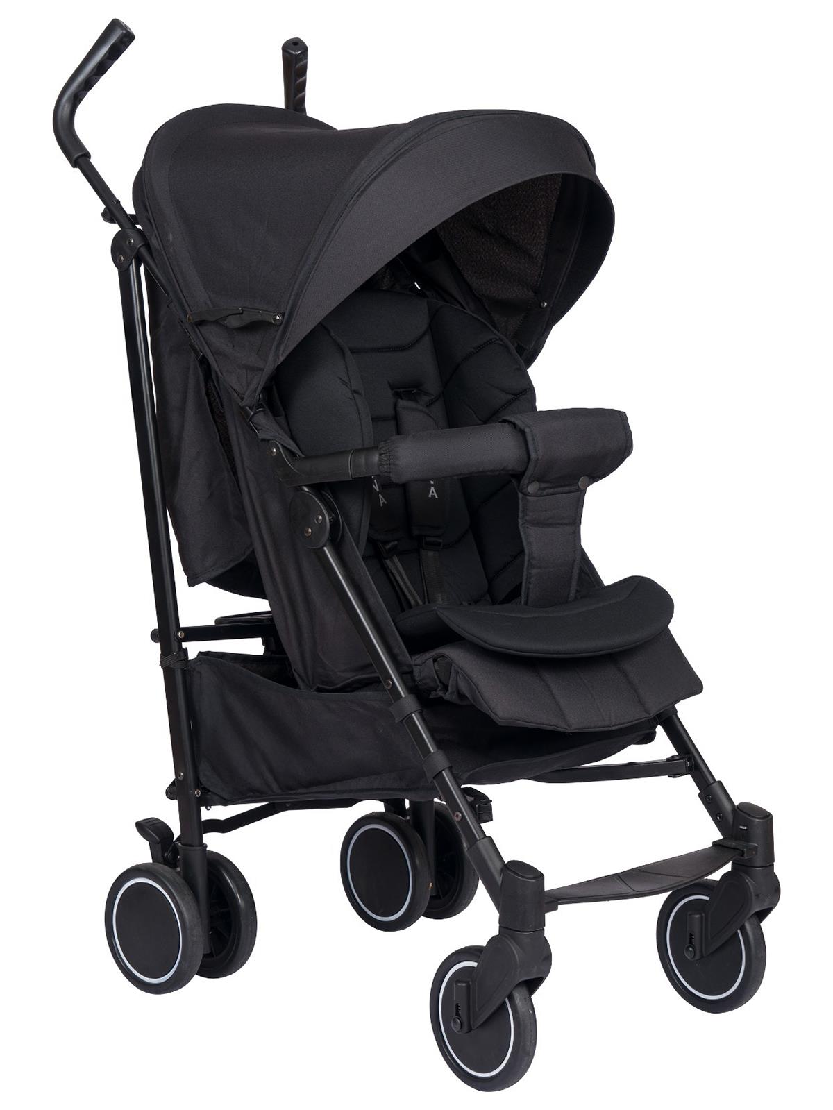 Baby Force Polo20 Lüks Baston Bebek Arabası - Siyah