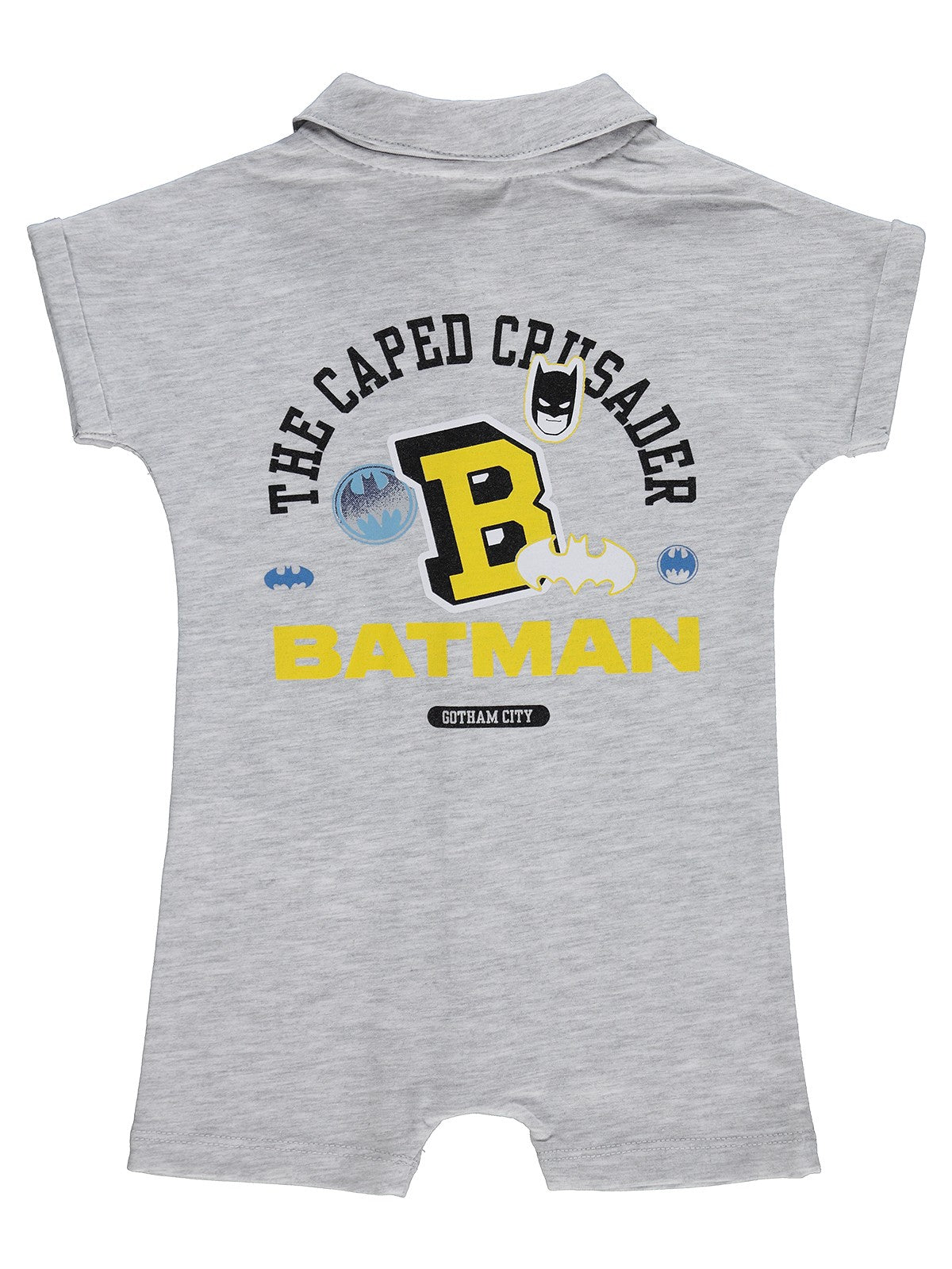 Civil Baby Batman Baskılı 6-18 Ay Tulum - Gri