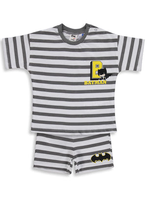 Civil Baby Batman Baskılı 6-18 Ay Takım - Gri