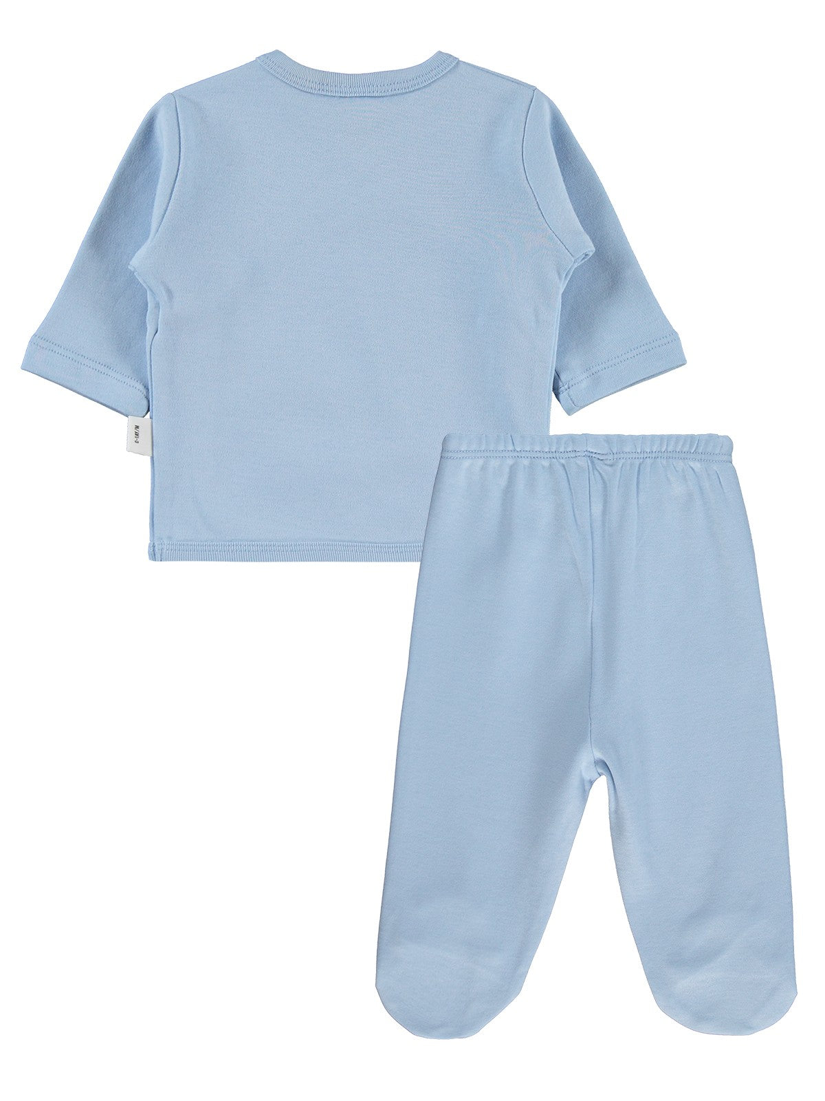 Civil Baby Cheese Day Baskılı Zıbın Takımları - Mavi