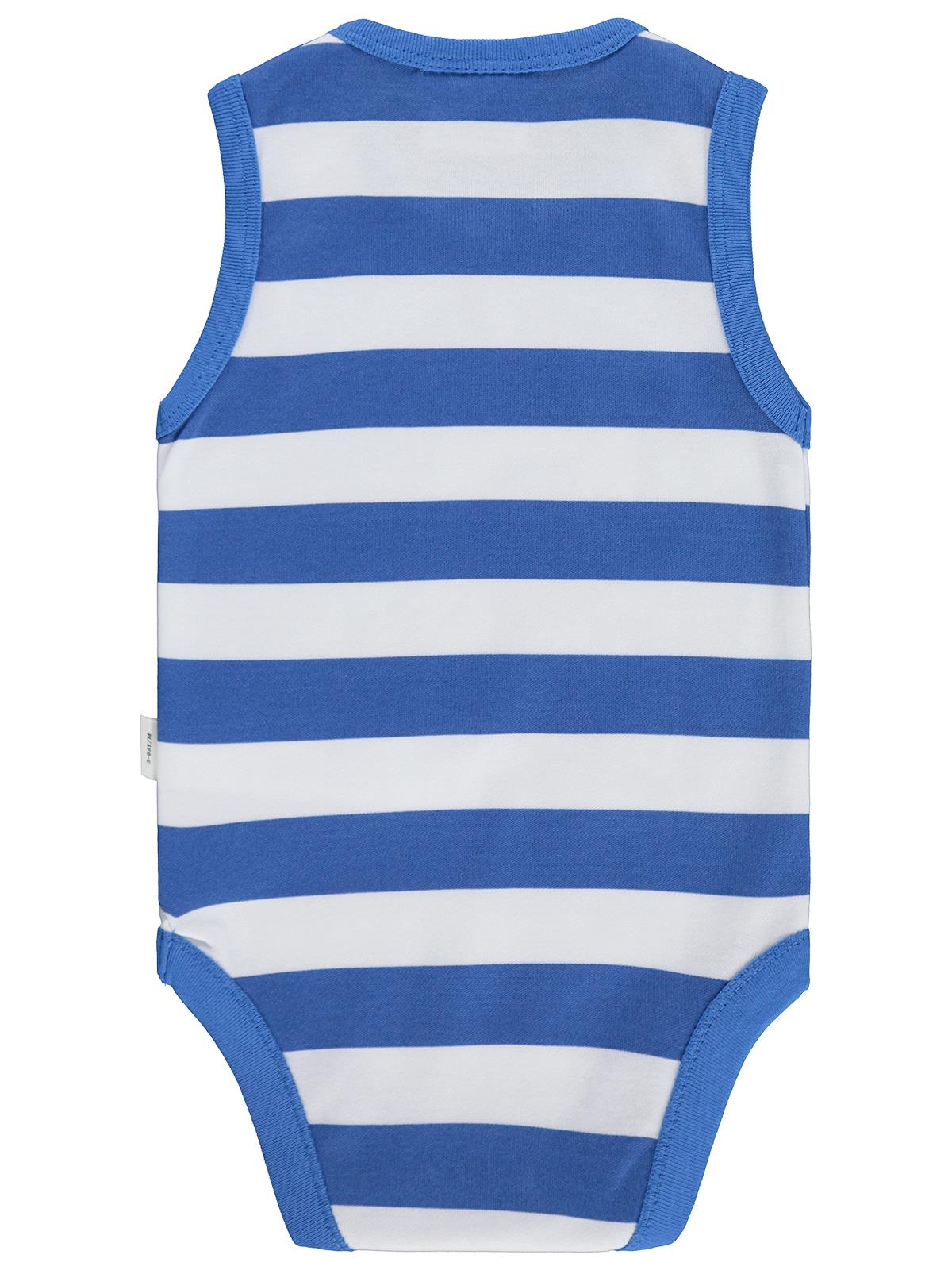 Civil Baby Superman Baskılı 3-18 Ay Çıtçıtlı Badi - Mavi