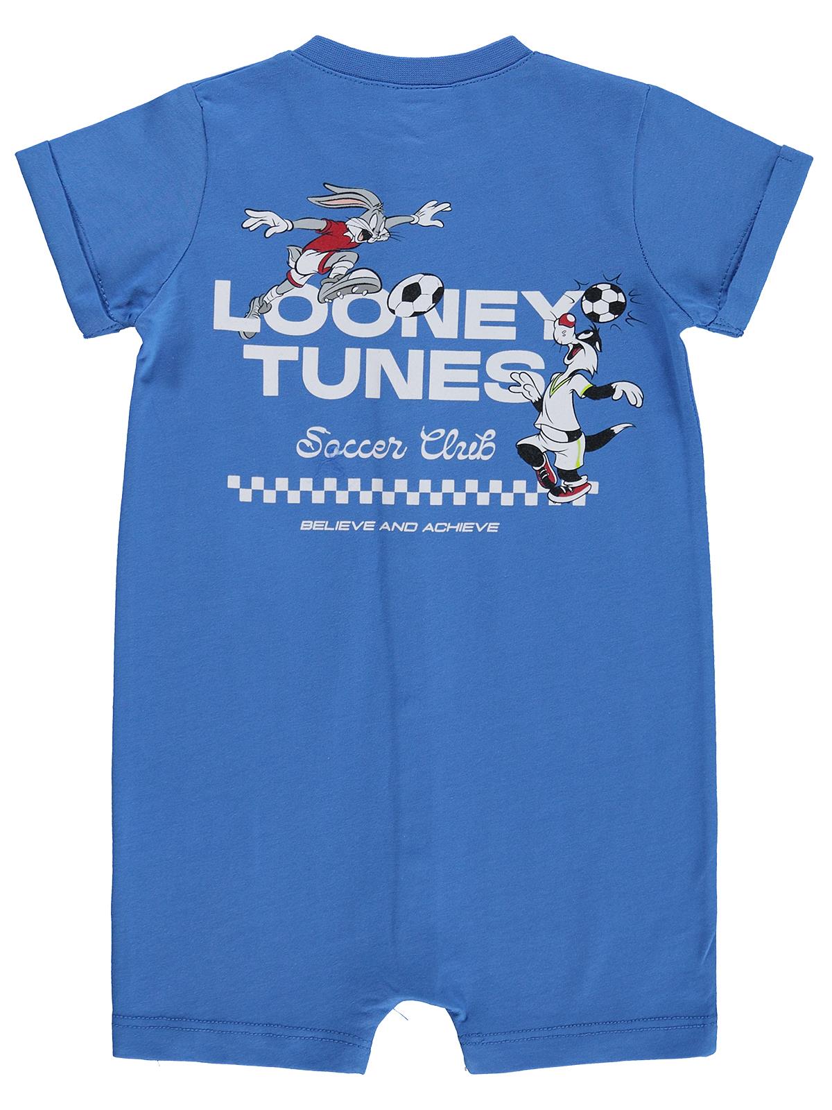 Civil Baby Looney Tunes Baskılı 6-18 Ay Tulum - Mavi