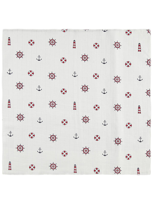 Civil Baby Çapa Baskılı Müslin 75*75 Battaniye - Ekru