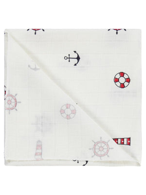 Civil Baby Çapa Baskılı Müslin 75*75 Battaniye - Ekru