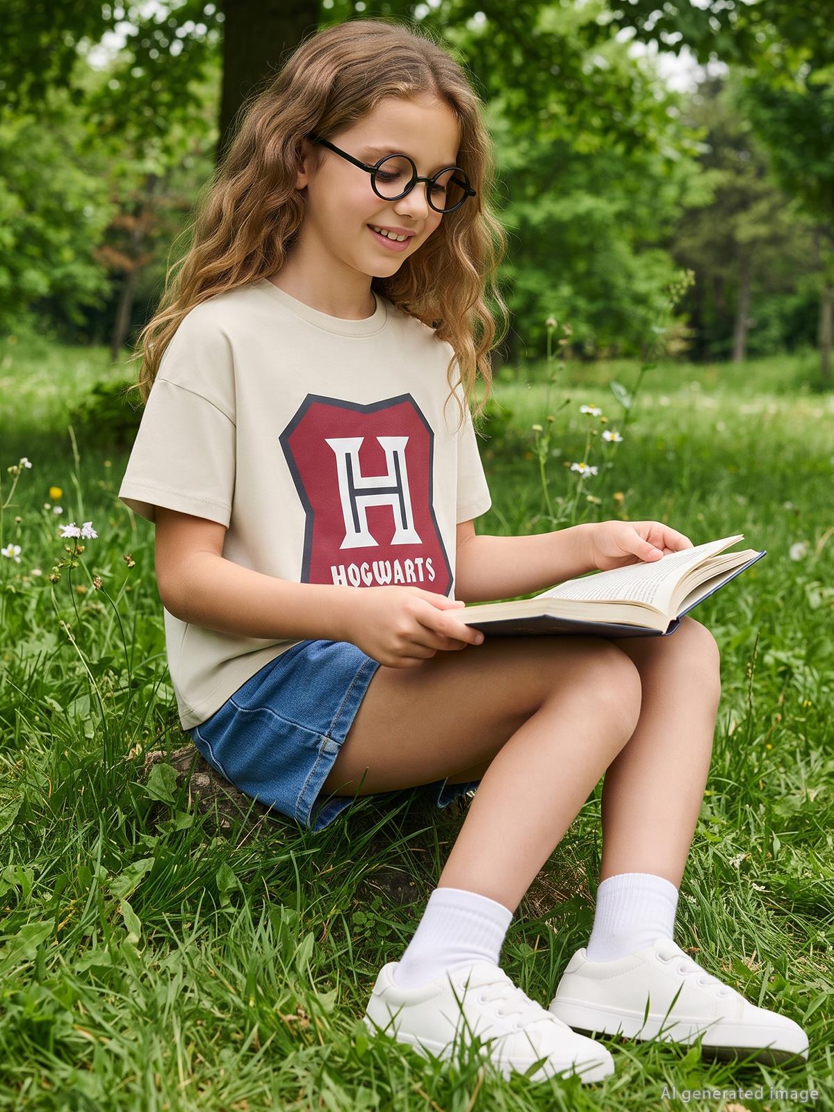 Harry Potter 10-13 Yaş Tişört - Fil Dişi