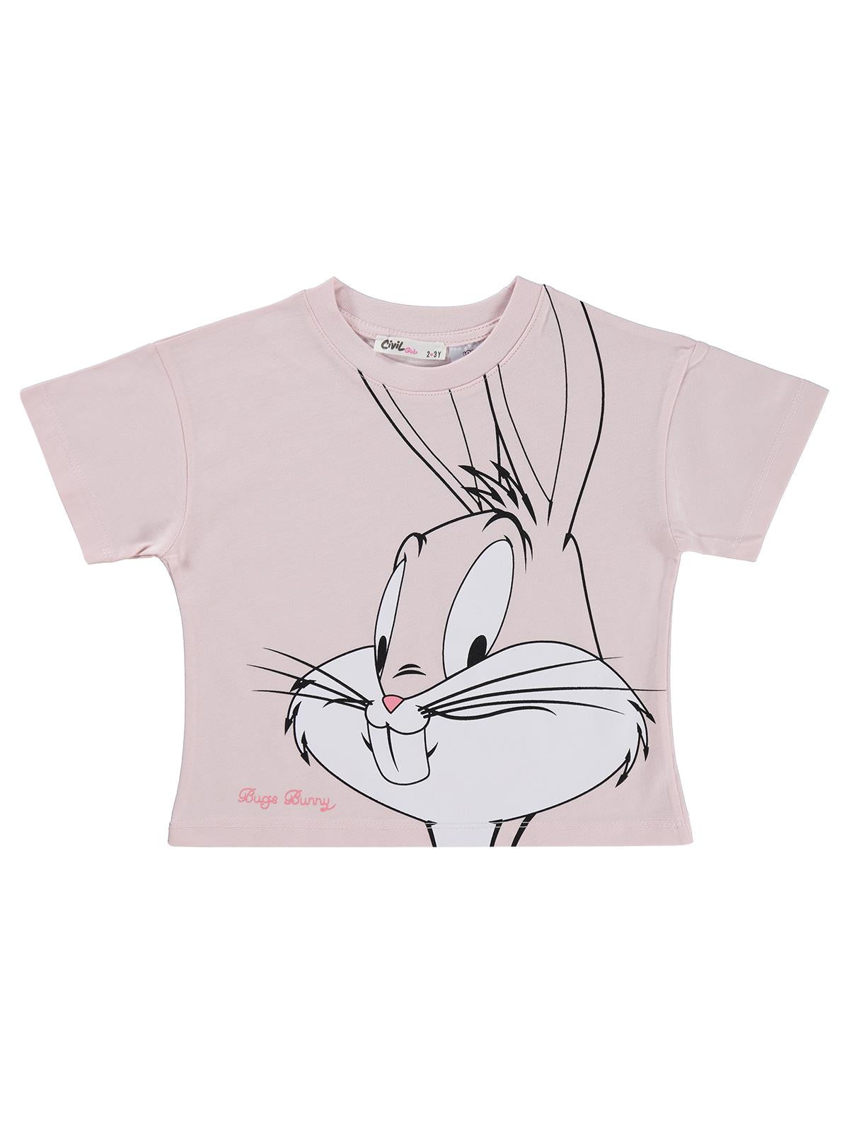 Bugs Bunny 2-5 Yaş Tişört - Soluk Leylak