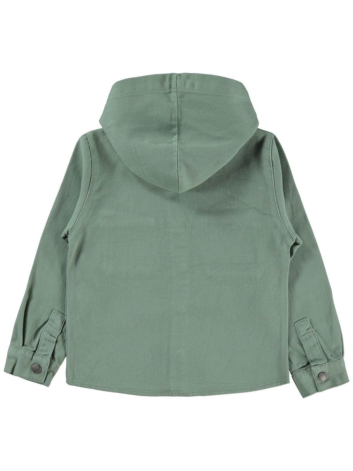 Civil Boys Çift Cepli Kapşonlu 6-9 Yaş Ceket - Haki