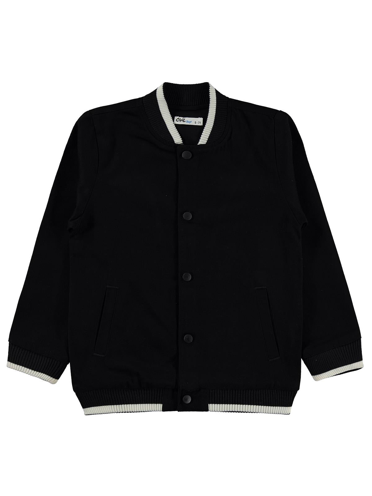 Civil Boys Kolej Ribanalı 6-9 Yaş Ceket - Siyah