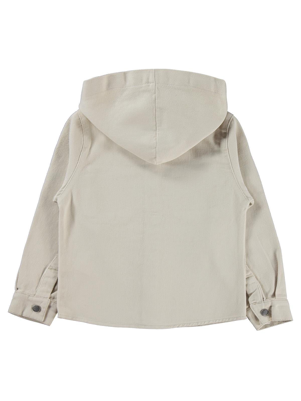 Civil Boys Çift Cepli Kapşonlu 6-9 Yaş Ceket - Bej