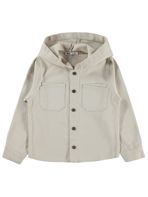 Civil Boys Çift Cepli Kapşonlu 6-9 Yaş Ceket - Bej