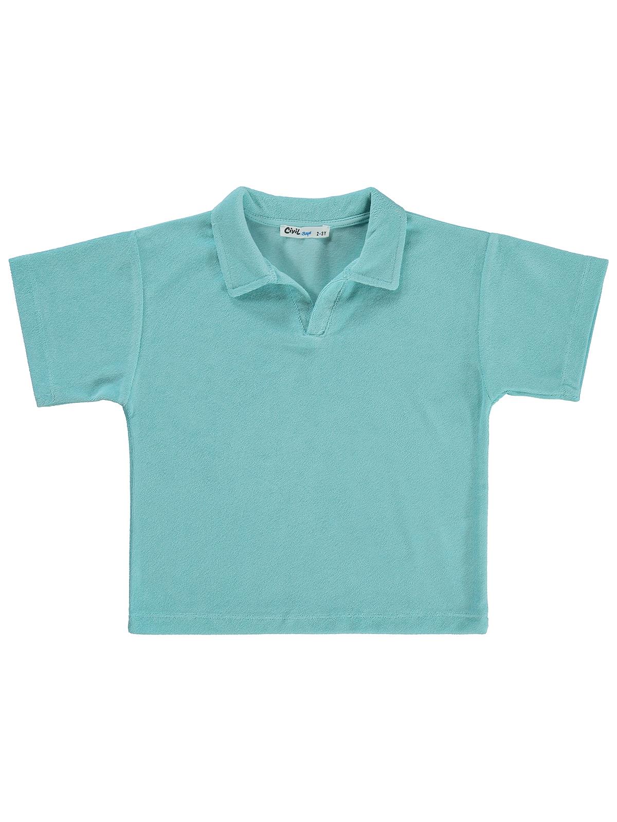 Civil Boys Polo Yaka 2-5 Yaş Tişört - Yeşil