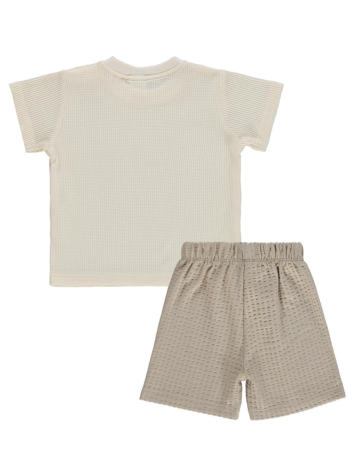 Civil Baby Basic 6-18 Ay Takım - Ekru