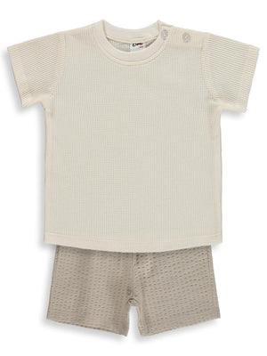 Civil Baby Basic 6-18 Ay Takım - Ekru