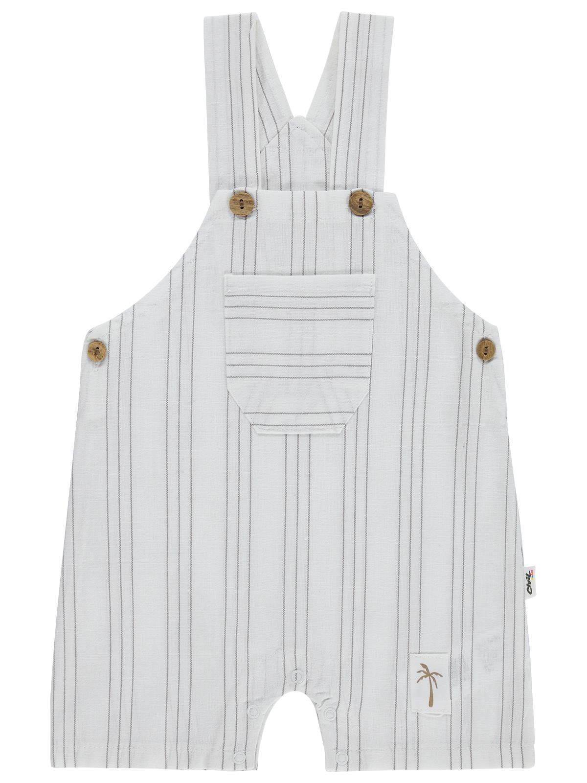 Civil Baby Çizgili 6-18 Ay Slopet - Ekru