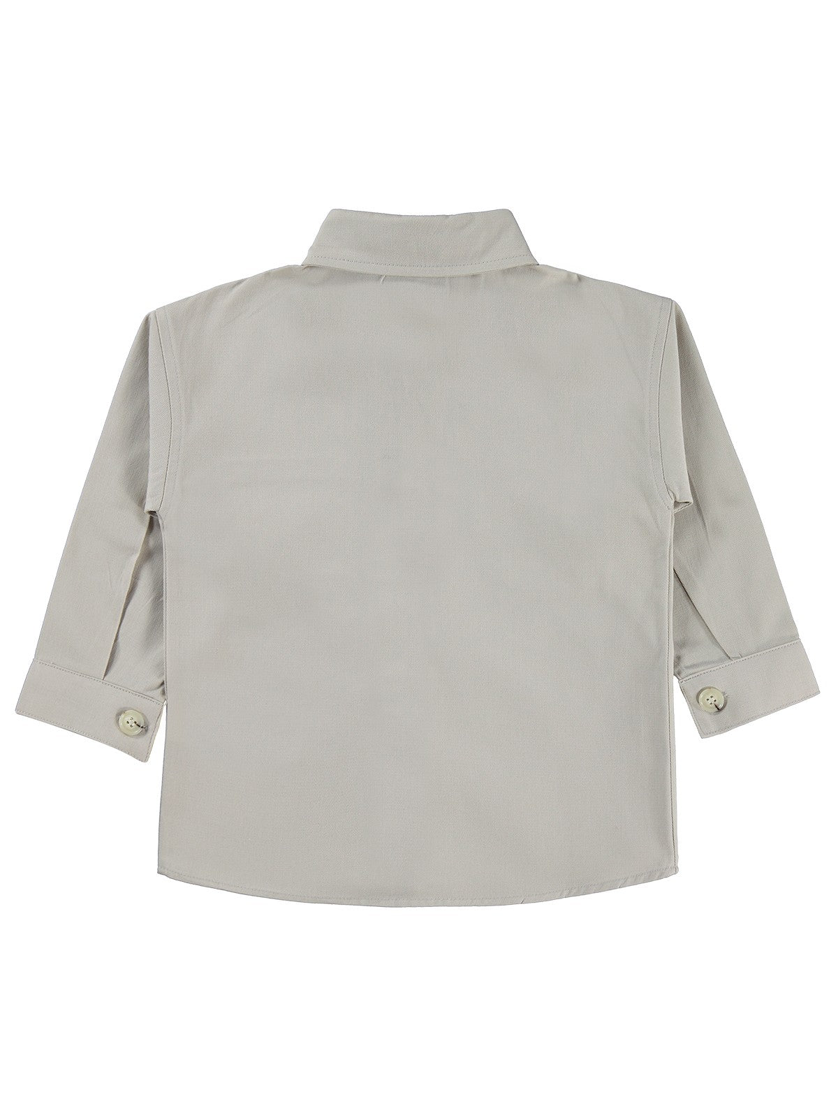 Civil Boys Çift Cepli Tişörtlü 2-5 Yaş Gömlek - Koyu Taş Rengi