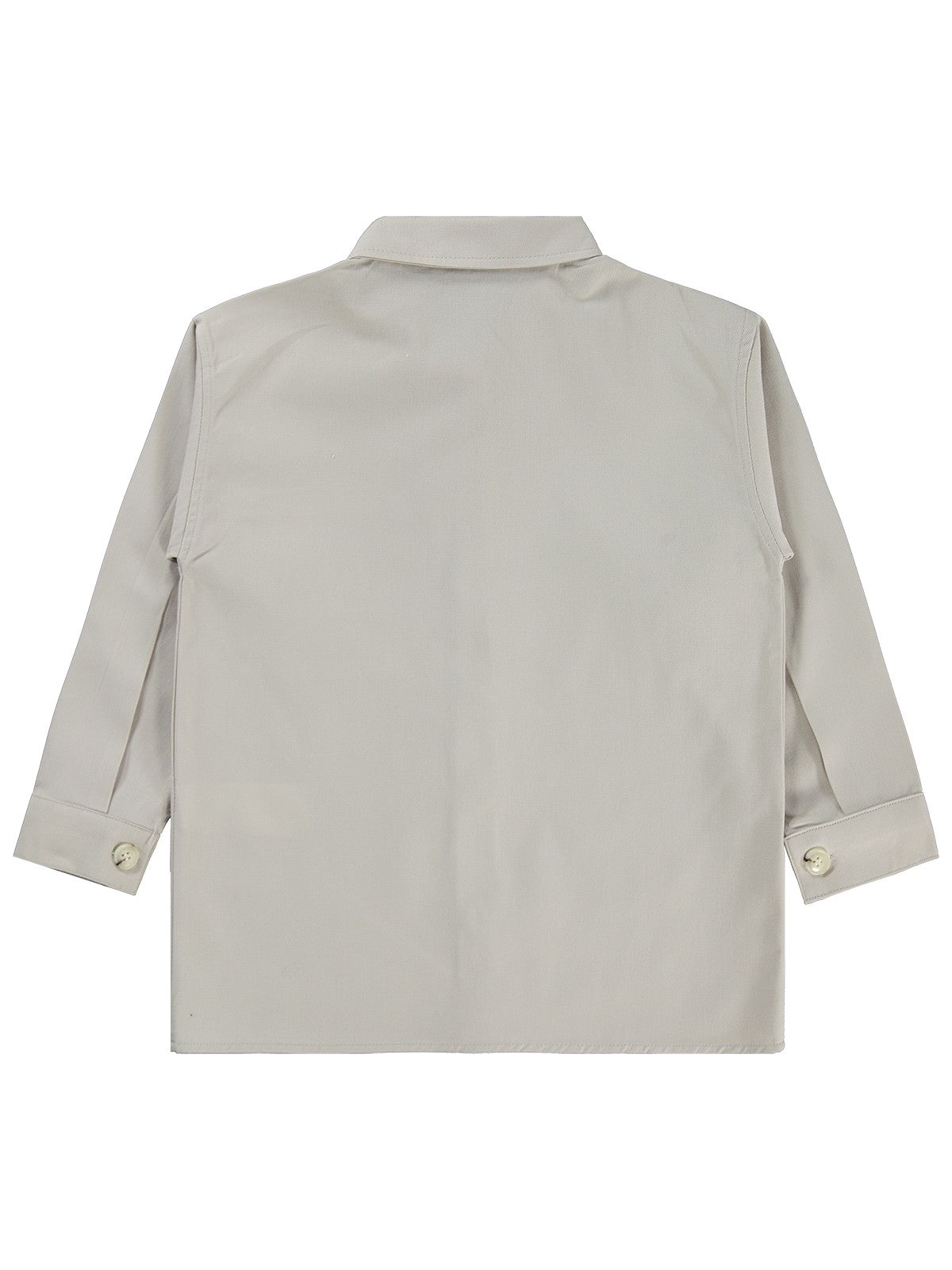 Civil Boys Çift Cepli Tişörtlü 6-9 Yaş Gömlek - Koyu Taş Rengi