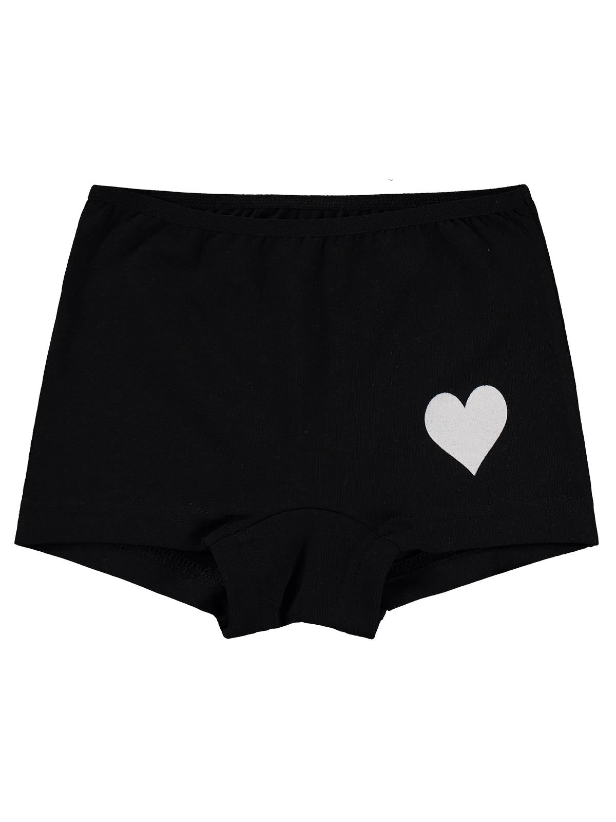 Civil Girls Kalp 2-10 Yaş Kız Çocuk 2'li Boxer