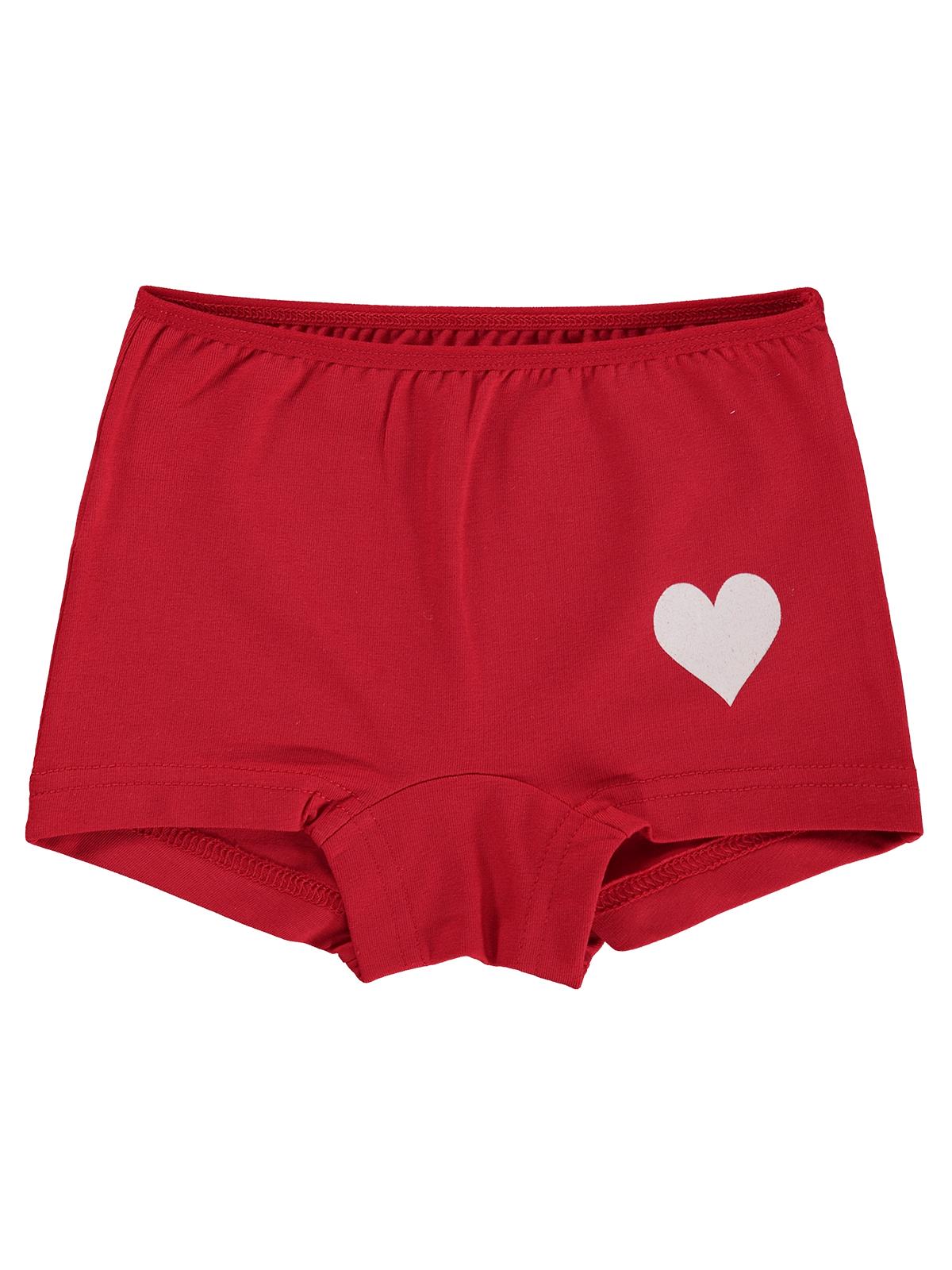 Civil Girls Kalp 2-10 Yaş Kız Çocuk 2'li Boxer