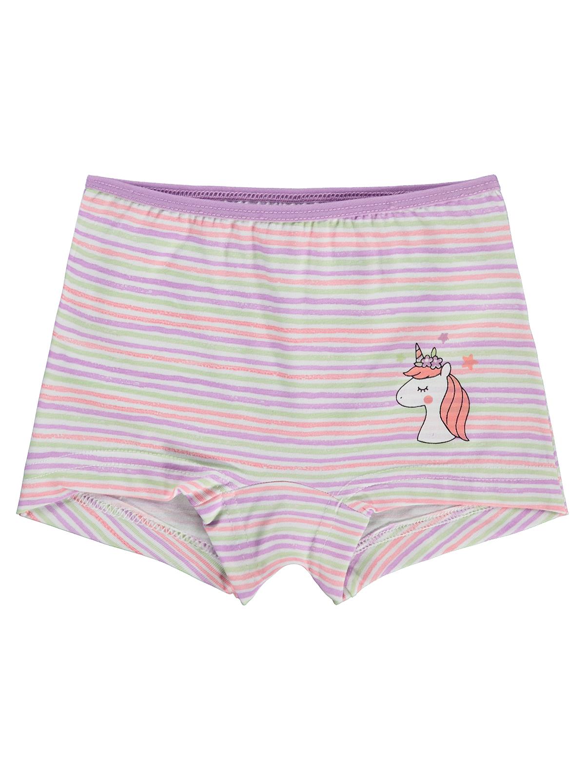 Civil Girls Unicorn 2-10 Yaş Kız Çocuk 2'li Boxer