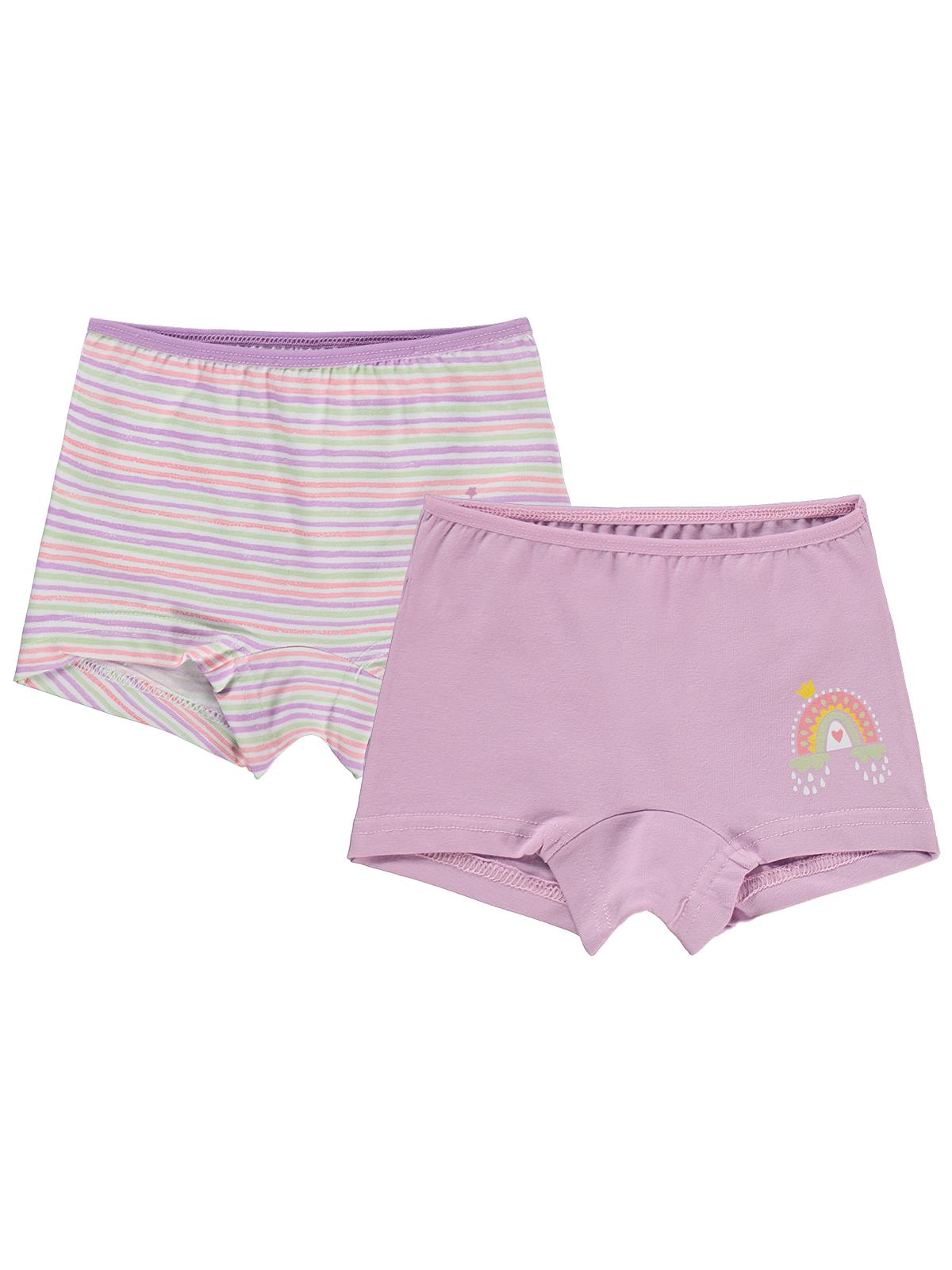 Civil Girls Unicorn 2-10 Yaş Kız Çocuk 2'li Boxer