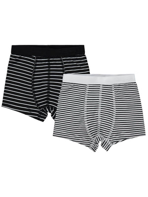 Civil Boys Çizgili 2-10 Yaş Erkek Çocuk 2'li Boxer