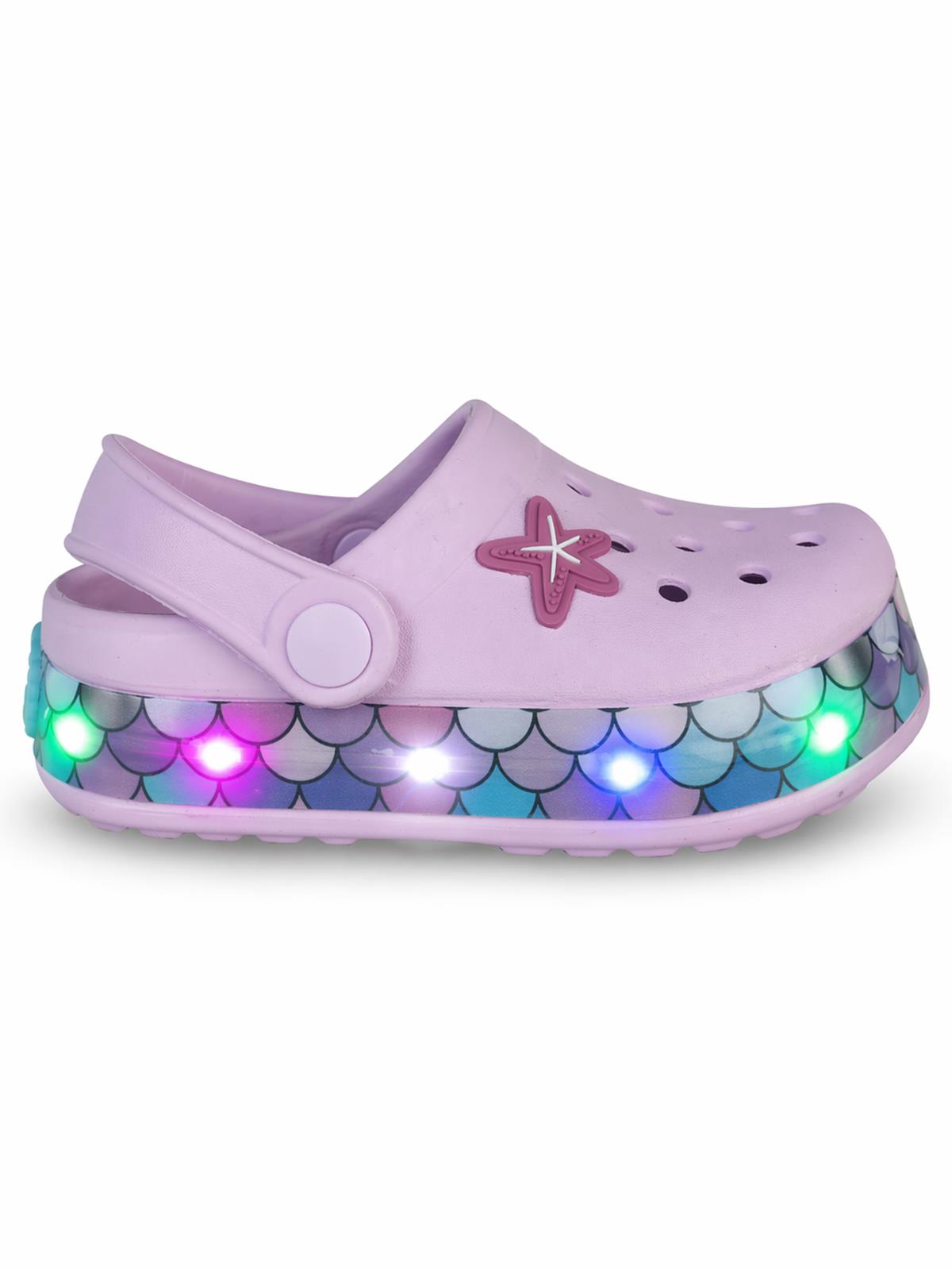 Civil Girls Patch Işıklı 23-31 Numara Terlik - Lila