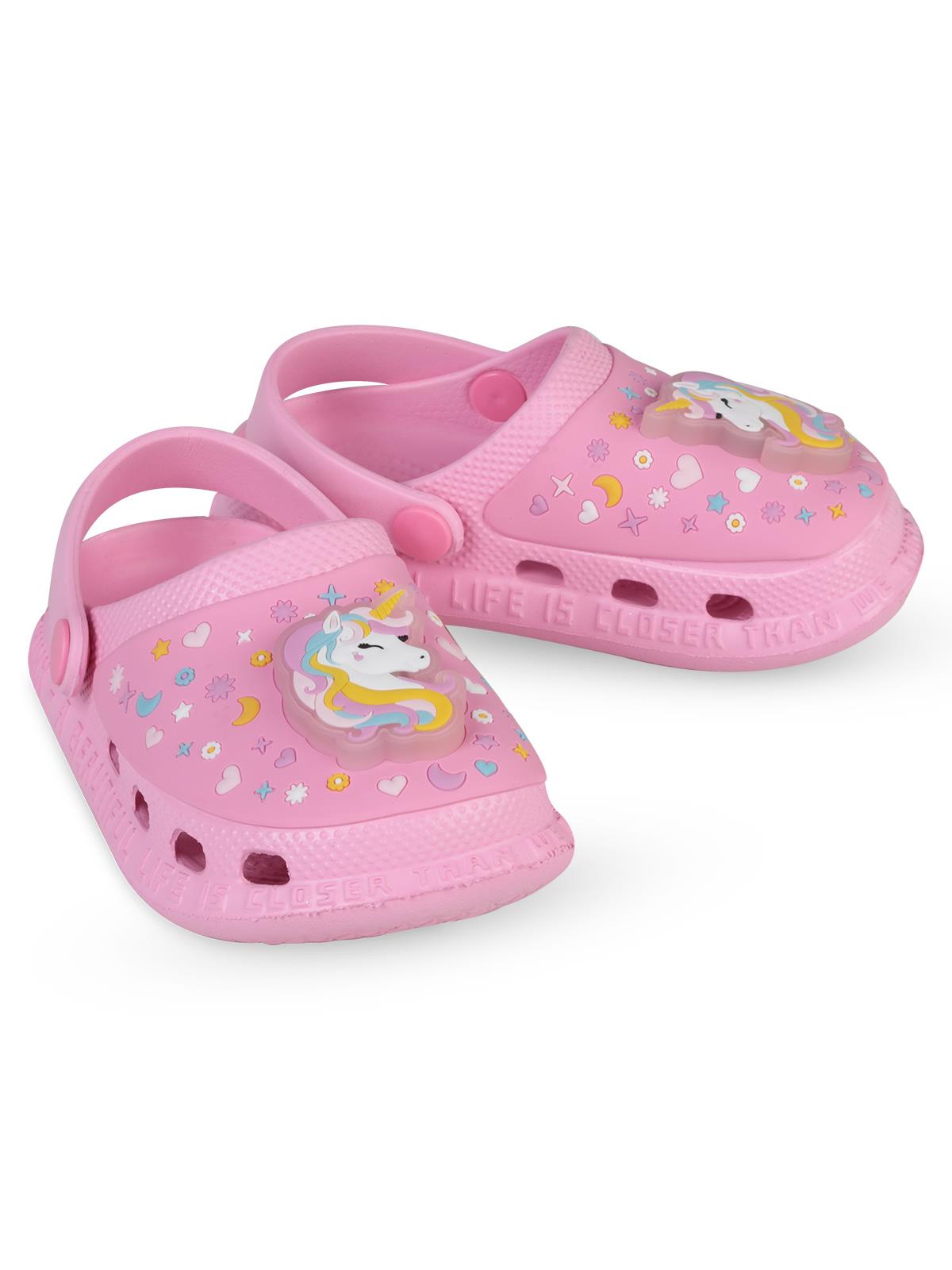 Civil Girls Patch Işıklı 26-29 Numara Terlik - Pembe