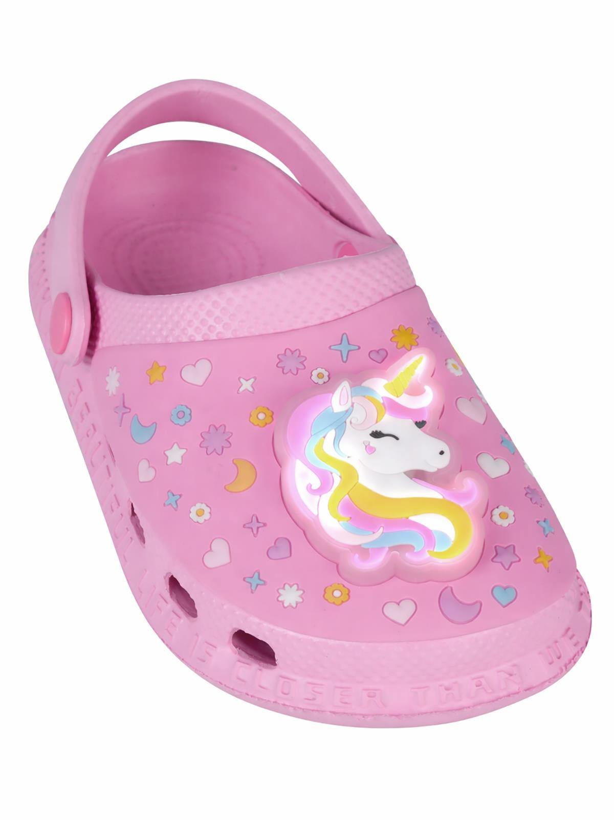 Civil Girls Patch Işıklı 26-29 Numara Terlik - Pembe