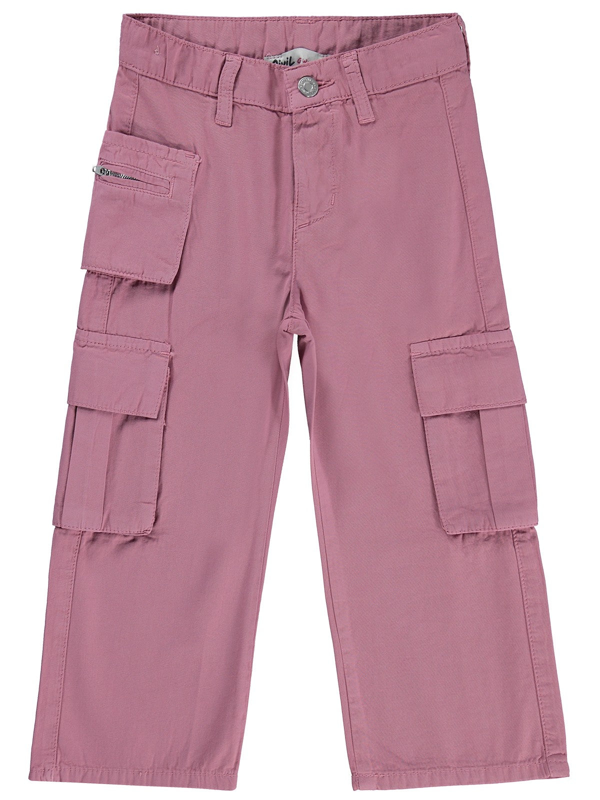 Civil Girls Üç Cepli Kargo 2-5 Yaş Pantolon - Pembe