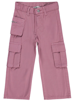 Civil Girls Üç Cepli Kargo 2-5 Yaş Pantolon - Pembe